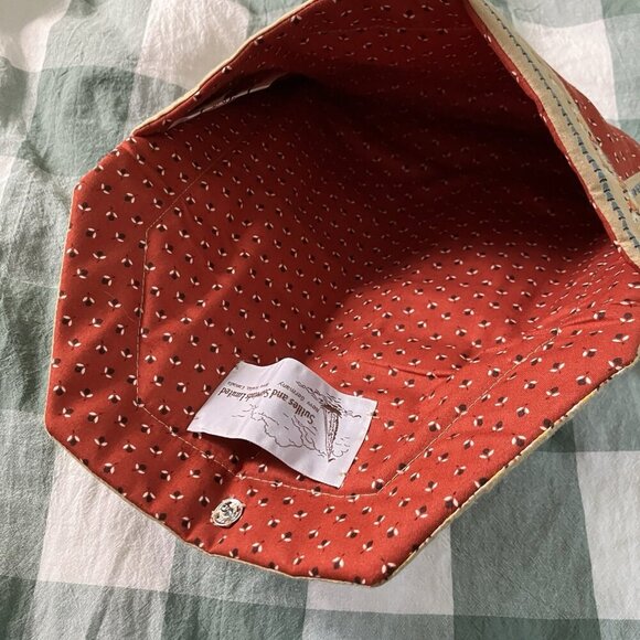 Vintage Suttles & Seawinds Clutch Womens Handmade Quilt Envelope Handbag Bees - Picture 6 of 8